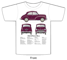 Morris Minor 2 door 1956-60 T-shirt Front
